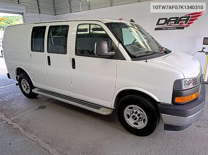 2019 GMC Savana G2500 VIN: 1GTW7AFG7K1340310 Lot: 42642641