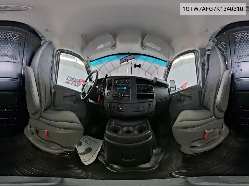 2019 GMC Savana G2500 VIN: 1GTW7AFG7K1340310 Lot: 42642641
