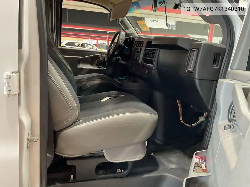 2019 GMC Savana G2500 VIN: 1GTW7AFG7K1340310 Lot: 42642641