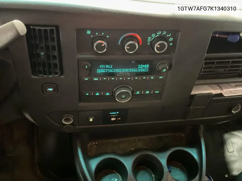 2019 GMC Savana G2500 VIN: 1GTW7AFG7K1340310 Lot: 42642641