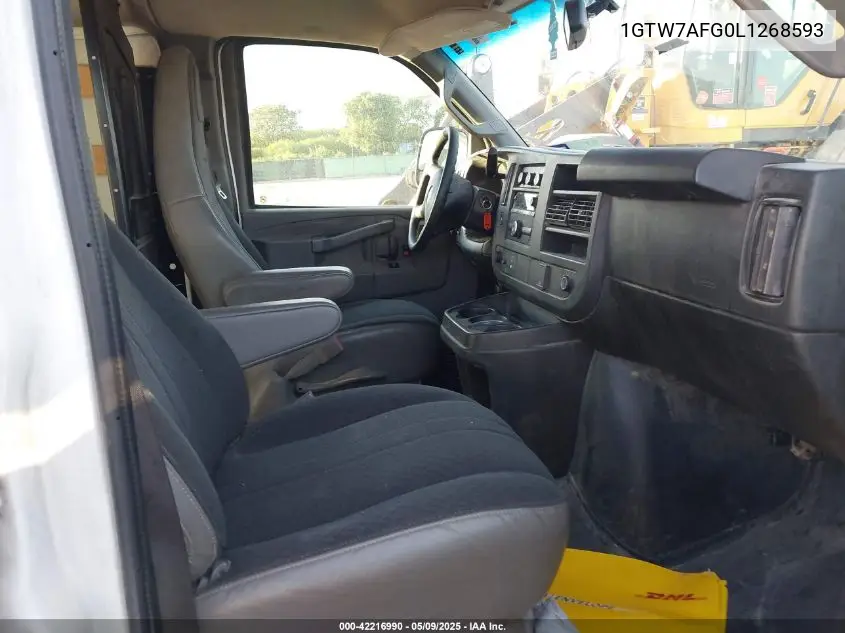 2020 GMC Savana Cargo Rwd 2500 Regular Wheelbase Work Van VIN: 1GTW7AFG0L1268593 Lot: 42216990