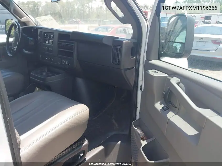 2021 GMC Savana Cargo Rwd 2500 Regular Wheelbase Work Van VIN: 1GTW7AFPXM1196366 Lot: 42625954