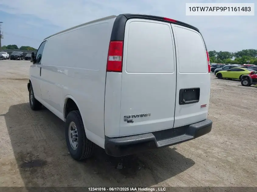 2023 GMC Savana G2500 VIN: 1GTW7AFP9P1161483 Lot: 12341016