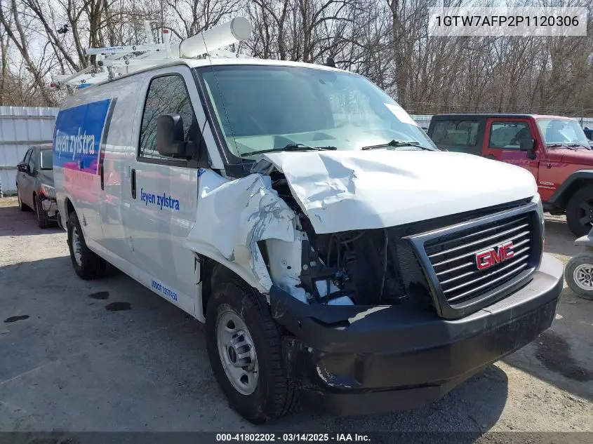 2023 GMC Savana Cargo Rwd 2500 Regular Wheelbase Work Van VIN: 1GTW7AFP2P1120306 Lot: 41802202