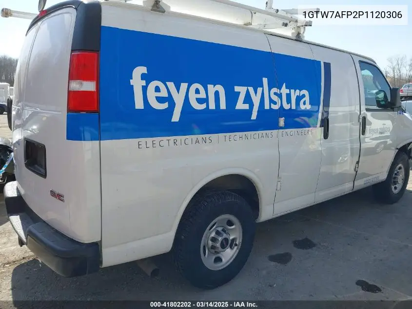 2023 GMC Savana Cargo Rwd 2500 Regular Wheelbase Work Van VIN: 1GTW7AFP2P1120306 Lot: 41802202