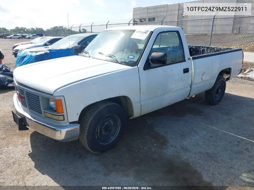 1991 GMC Sierra C2500 VIN: 1GTFC24Z9MZ522911 Lot: 42551950