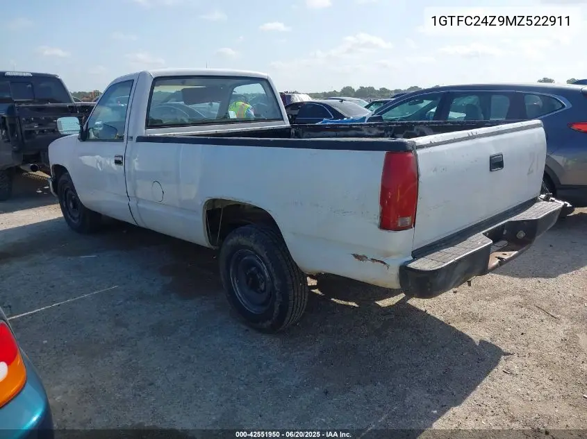 1991 GMC Sierra C2500 VIN: 1GTFC24Z9MZ522911 Lot: 42551950
