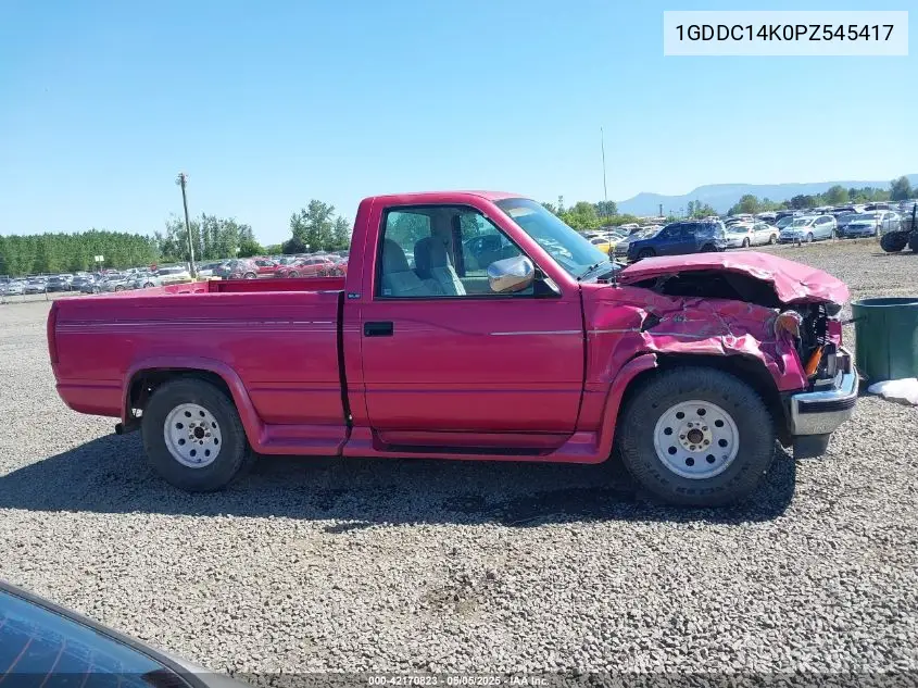 1993 GMC Sierra C1500 VIN: 1GDDC14K0PZ545417 Lot: 42170823