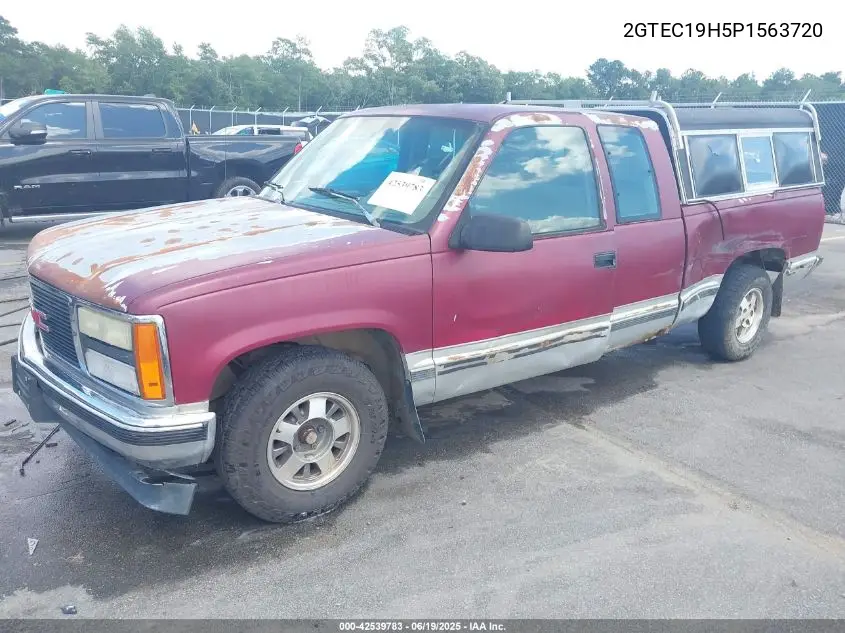 1993 GMC Sierra C1500 VIN: 2GTEC19H5P1563720 Lot: 42539783