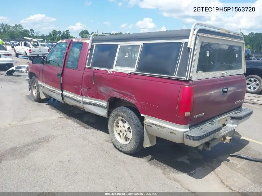 1993 GMC Sierra C1500 VIN: 2GTEC19H5P1563720 Lot: 42539783