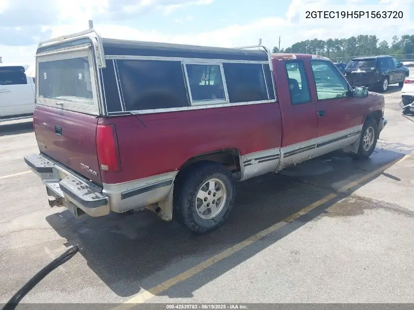 1993 GMC Sierra C1500 VIN: 2GTEC19H5P1563720 Lot: 42539783