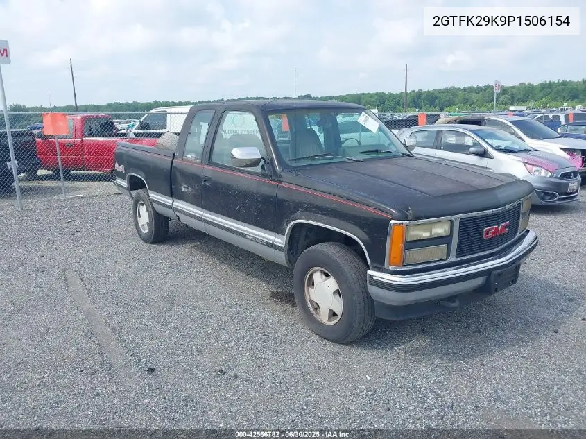 1993 GMC Sierra K2500 VIN: 2GTFK29K9P1506154 Lot: 42566782