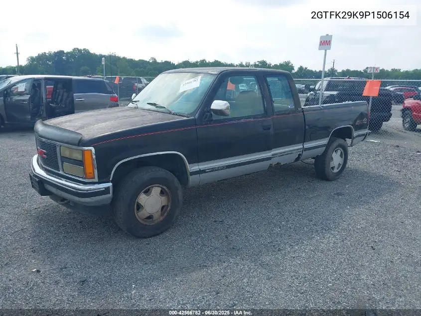 1993 GMC Sierra K2500 VIN: 2GTFK29K9P1506154 Lot: 42566782