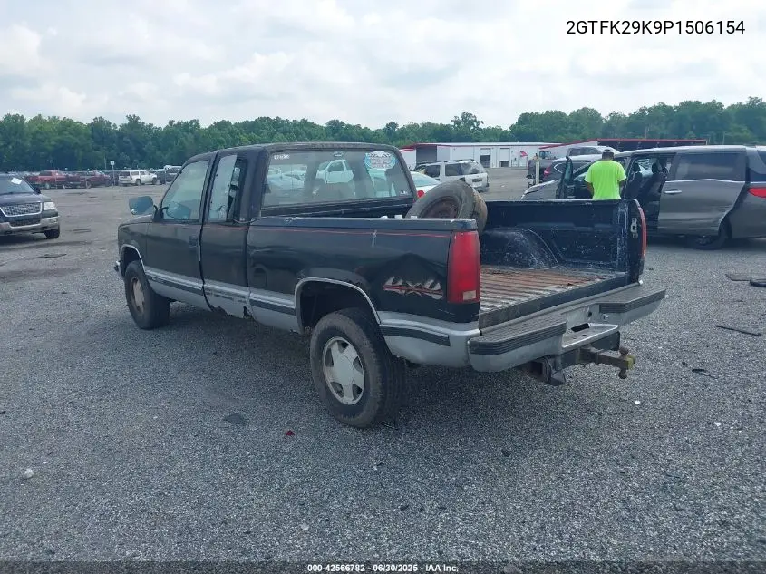 1993 GMC Sierra K2500 VIN: 2GTFK29K9P1506154 Lot: 42566782