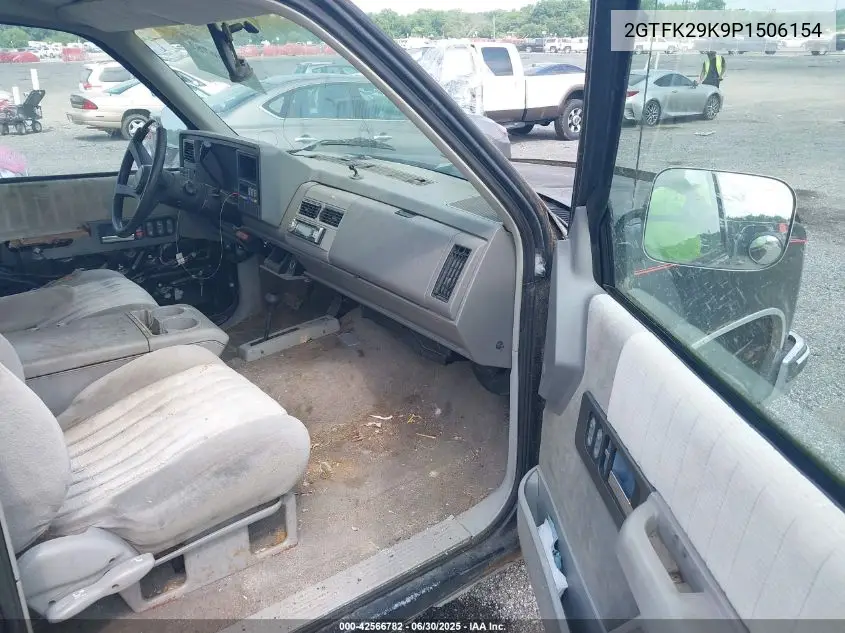1993 GMC Sierra K2500 VIN: 2GTFK29K9P1506154 Lot: 42566782