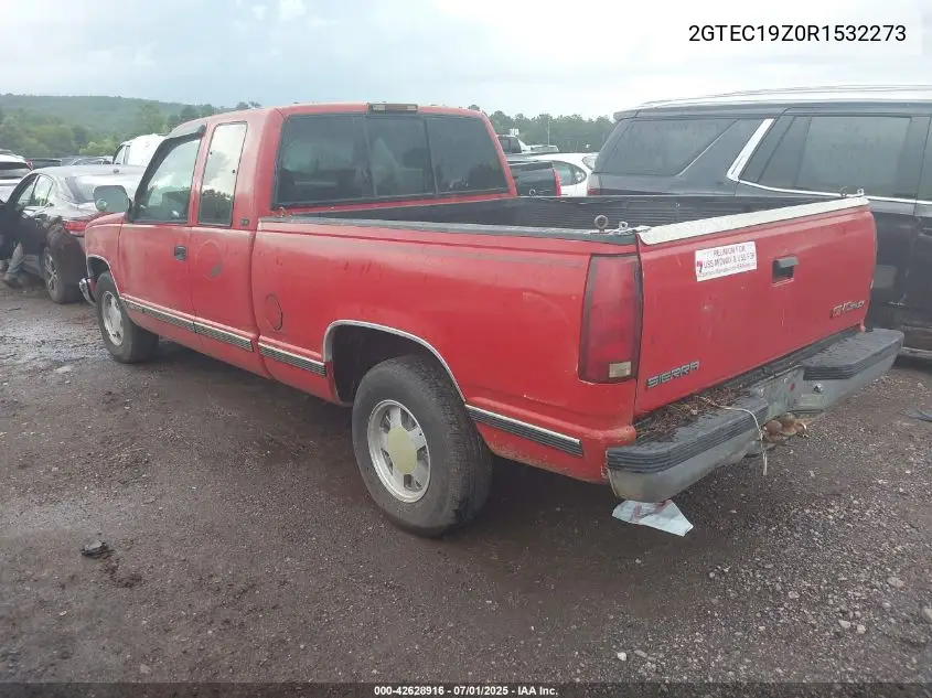 1994 GMC Sierra C1500 VIN: 2GTEC19Z0R1532273 Lot: 42628916