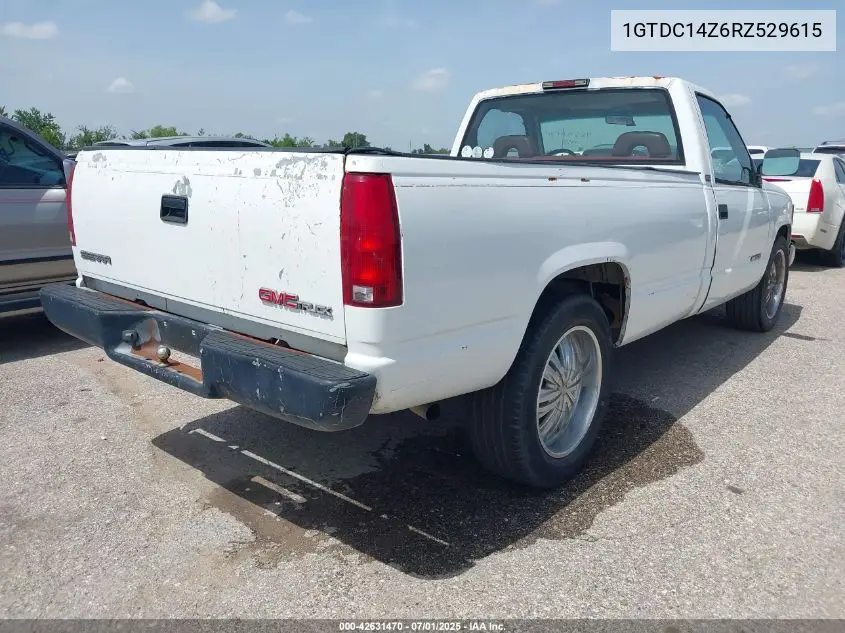 1994 GMC Sierra C1500 VIN: 1GTDC14Z6RZ529615 Lot: 42631470