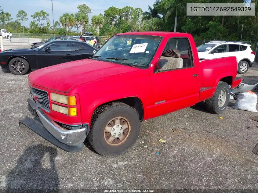 1994 GMC Sierra C1500 VIN: 1GTDC14Z6RZ549329 Lot: 42647831