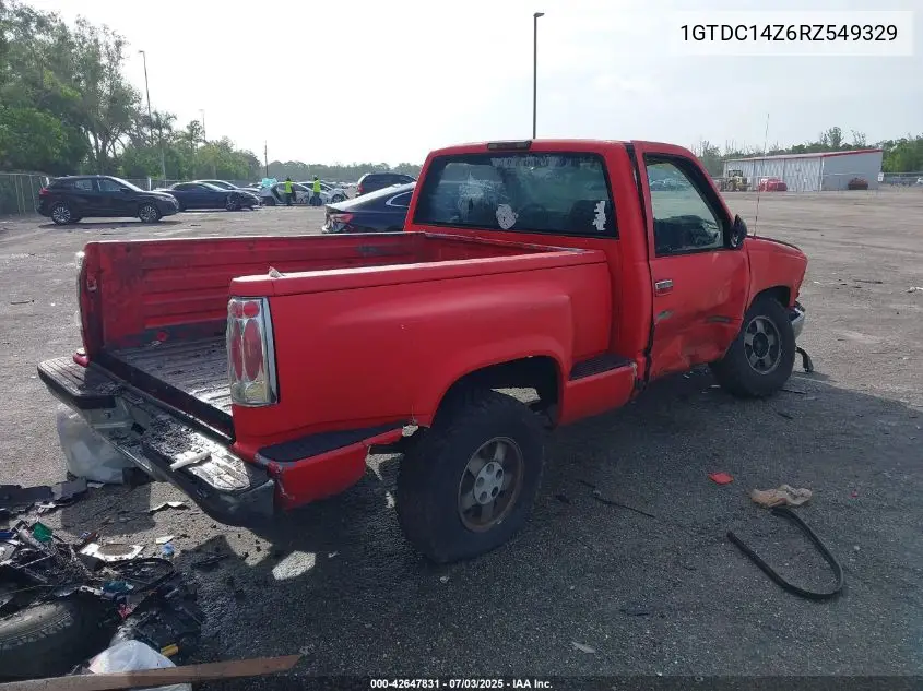 1994 GMC Sierra C1500 VIN: 1GTDC14Z6RZ549329 Lot: 42647831