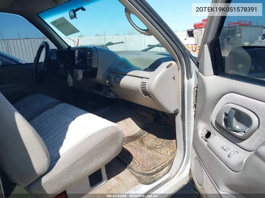 1995 GMC Sierra K1500 VIN: 2GTEK19K0S1578391 Lot: 42163506