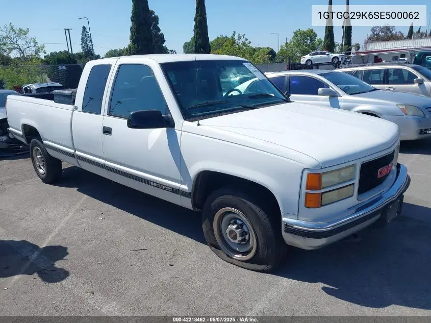 1995 GMC Sierra C2500 VIN: 1GTGC29K6SE500062 Lot: 42218462