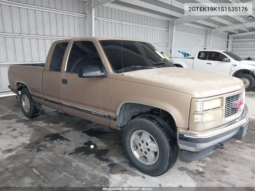 1995 GMC Sierra K1500 VIN: 2GTEK19K1S1535176 Lot: 42243366