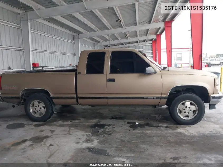 1995 GMC Sierra K1500 VIN: 2GTEK19K1S1535176 Lot: 42243366