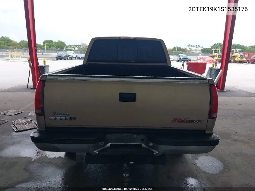 1995 GMC Sierra K1500 VIN: 2GTEK19K1S1535176 Lot: 42243366