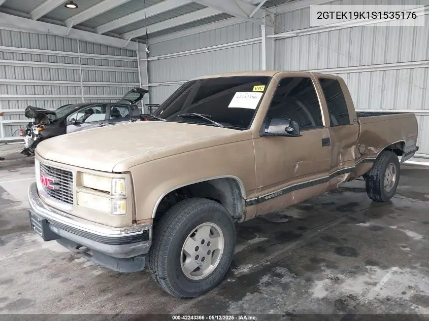 1995 GMC Sierra K1500 VIN: 2GTEK19K1S1535176 Lot: 42243366