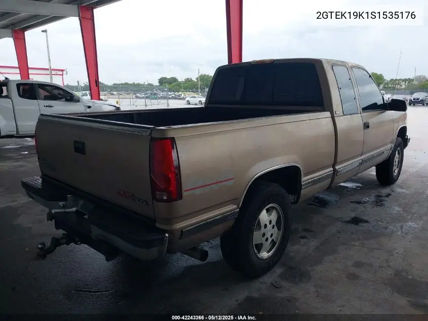 1995 GMC Sierra K1500 VIN: 2GTEK19K1S1535176 Lot: 42243366
