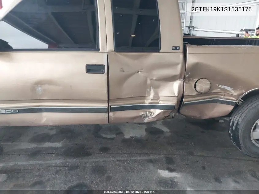 1995 GMC Sierra K1500 VIN: 2GTEK19K1S1535176 Lot: 42243366