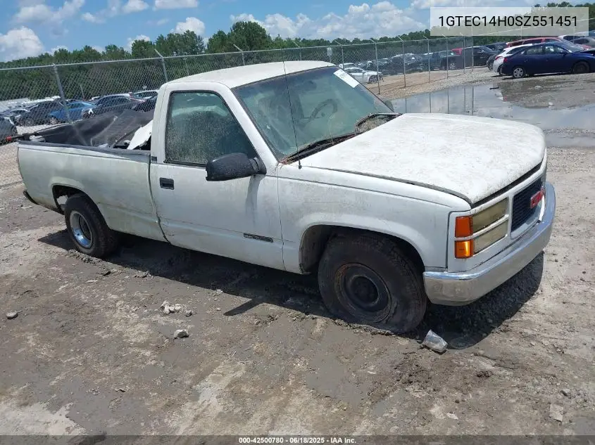 1995 GMC Sierra C1500 VIN: 1GTEC14H0SZ551451 Lot: 42500780