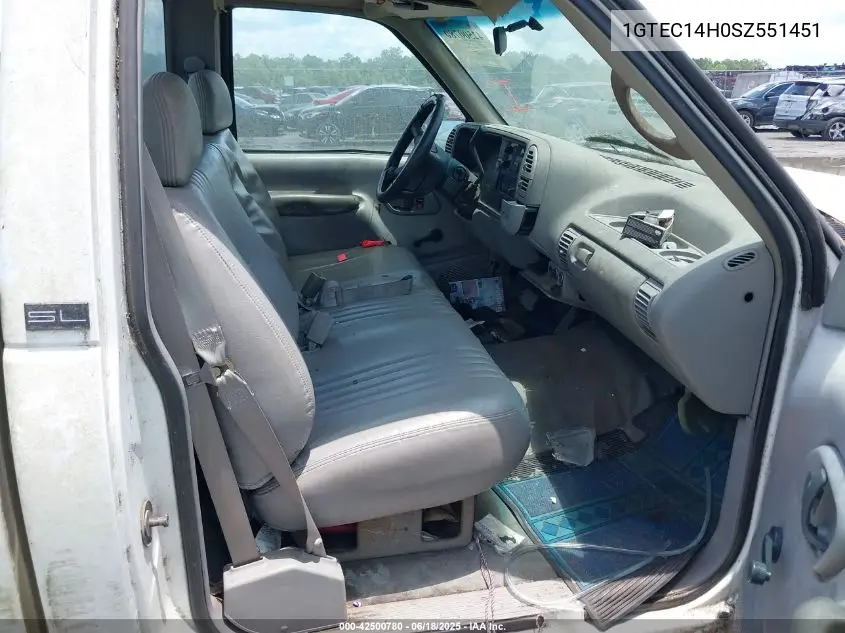 1995 GMC Sierra C1500 VIN: 1GTEC14H0SZ551451 Lot: 42500780
