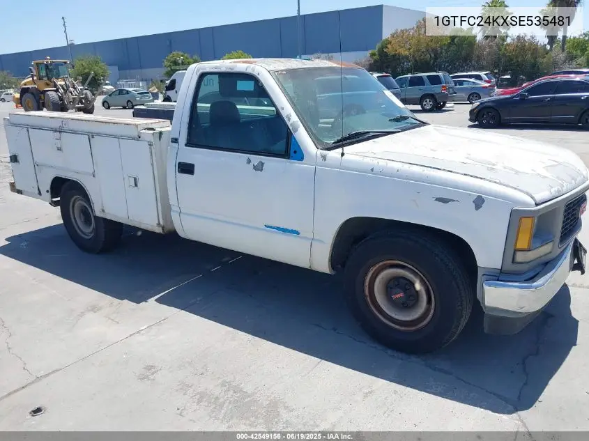 1995 GMC Sierra C2500 VIN: 1GTFC24KXSE535481 Lot: 42549156