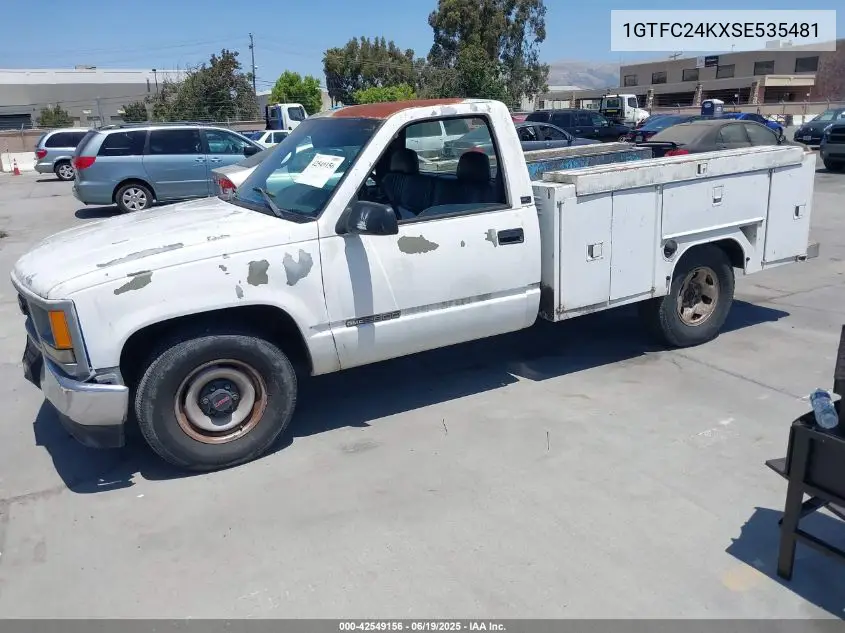 1995 GMC Sierra C2500 VIN: 1GTFC24KXSE535481 Lot: 42549156