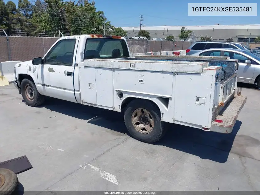 1995 GMC Sierra C2500 VIN: 1GTFC24KXSE535481 Lot: 42549156