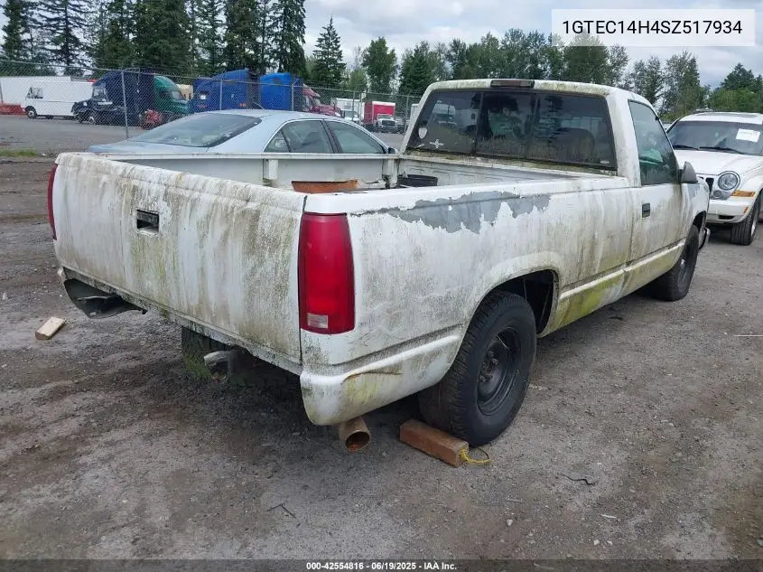 1995 GMC Sierra C1500 VIN: 1GTEC14H4SZ517934 Lot: 42554816