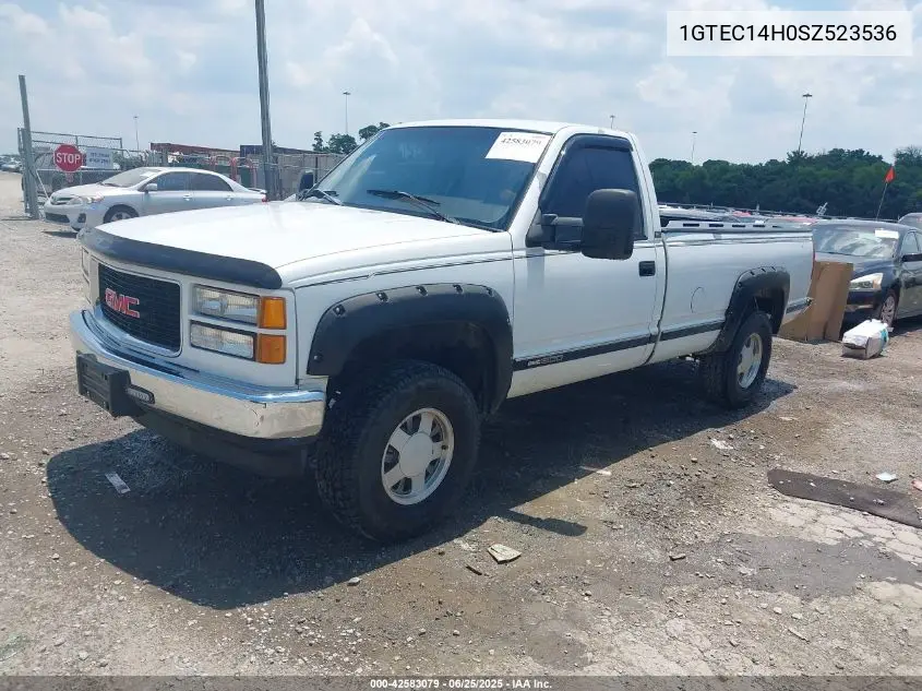 1995 GMC Sierra C1500 VIN: 1GTEC14H0SZ523536 Lot: 42583079