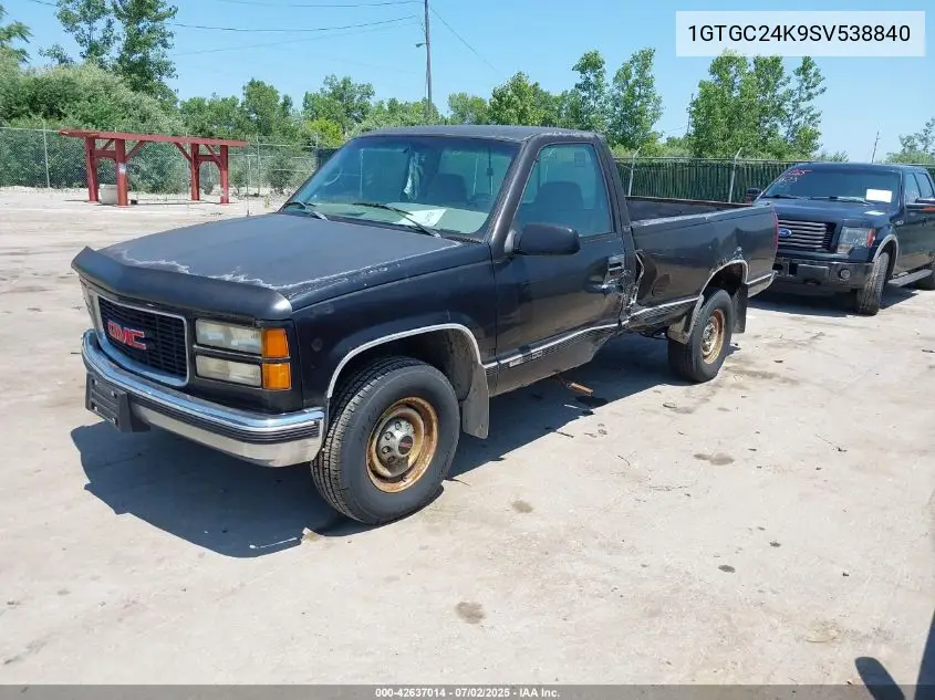 1995 GMC Sierra VIN: 1GTGC24K9SV538840 Lot: 42637014