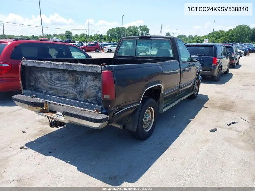 1995 GMC Sierra VIN: 1GTGC24K9SV538840 Lot: 42637014