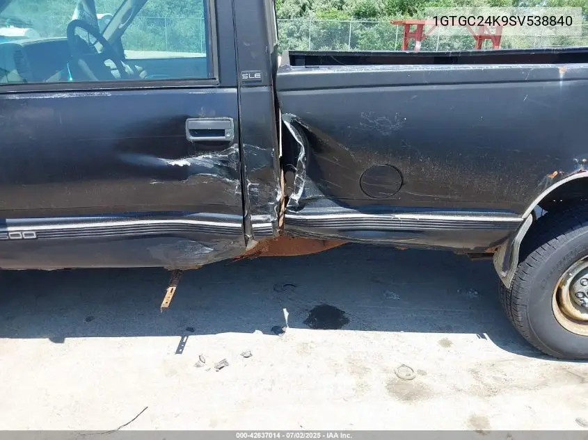 1995 GMC Sierra VIN: 1GTGC24K9SV538840 Lot: 42637014