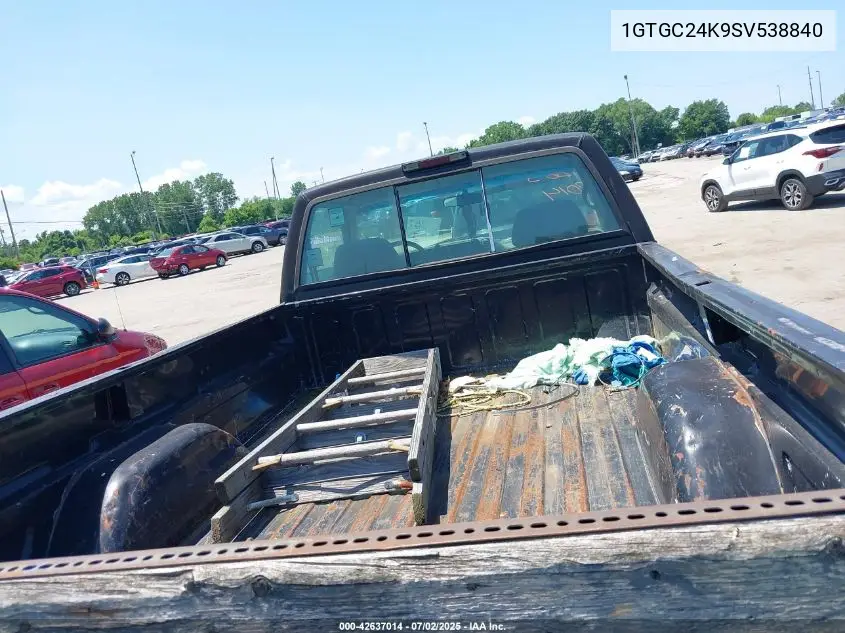 1995 GMC Sierra VIN: 1GTGC24K9SV538840 Lot: 42637014