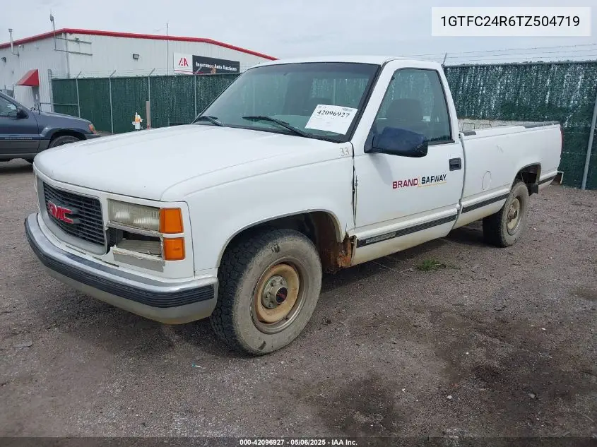 1996 GMC Sierra C2500 VIN: 1GTFC24R6TZ504719 Lot: 42096927