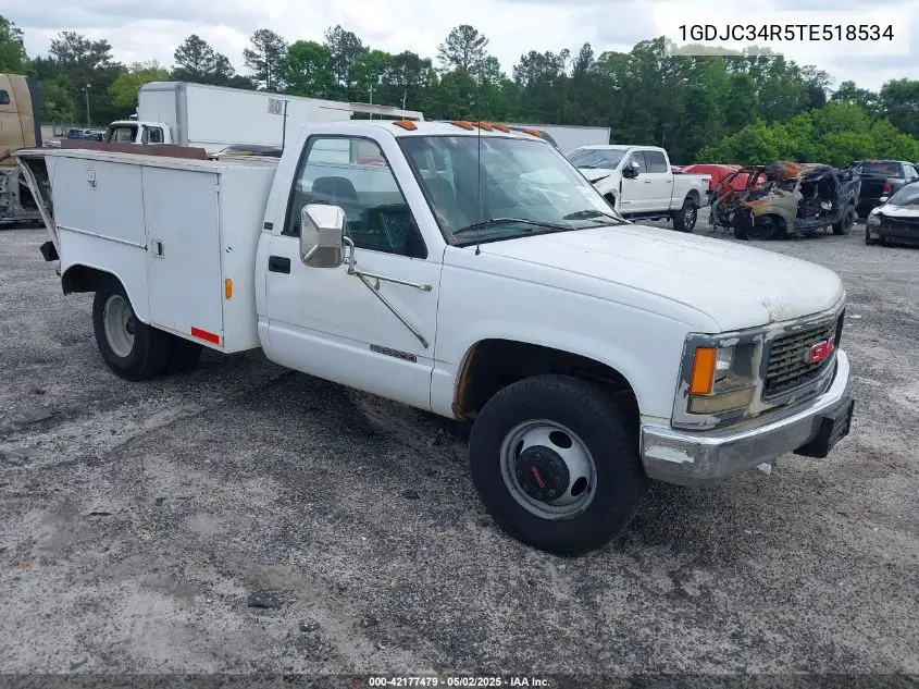 1996 GMC Sierra C3500 VIN: 1GDJC34R5TE518534 Lot: 42177479