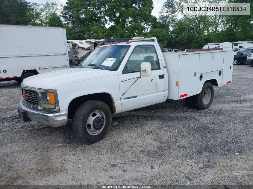 1996 GMC Sierra C3500 VIN: 1GDJC34R5TE518534 Lot: 42177479