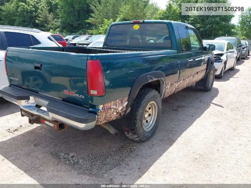 1996 GMC Sierra K1500 VIN: 2GTEK19R3T1508298 Lot: 42504353