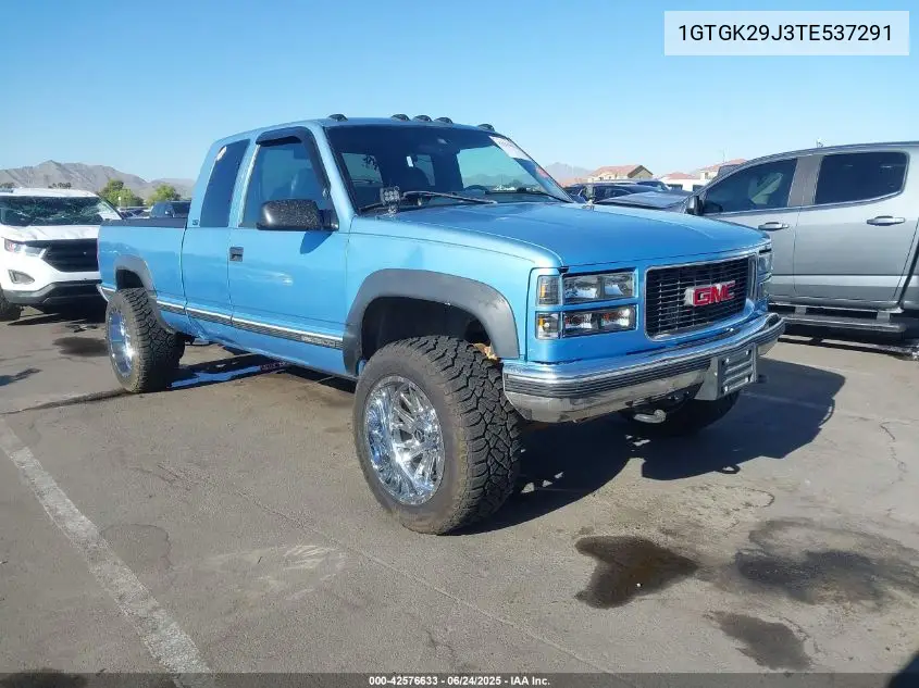 1996 GMC Sierra K2500 VIN: 1GTGK29J3TE537291 Lot: 42576633