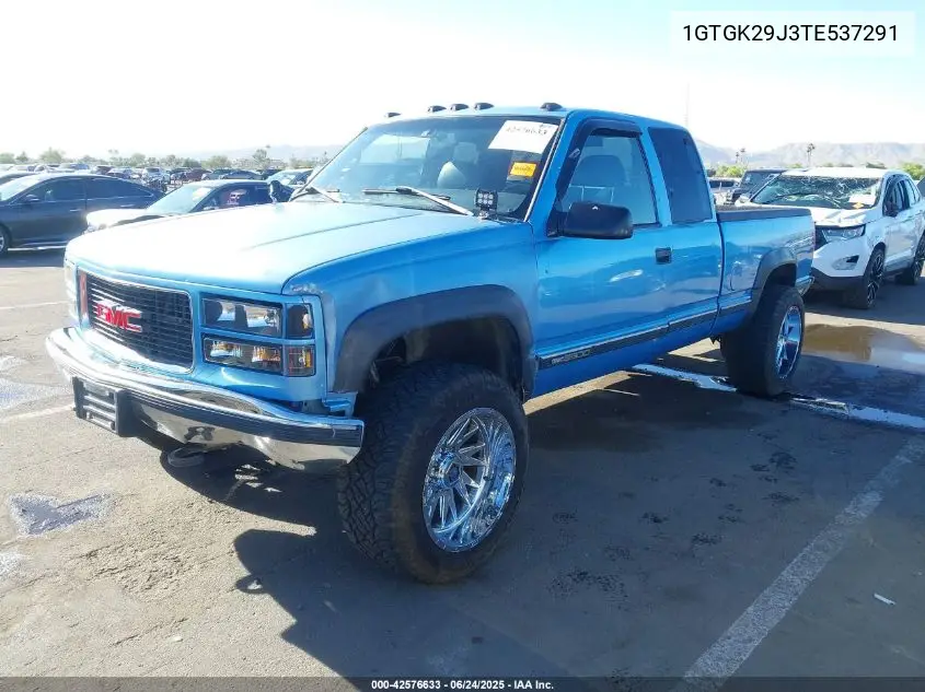 1996 GMC Sierra K2500 VIN: 1GTGK29J3TE537291 Lot: 42576633