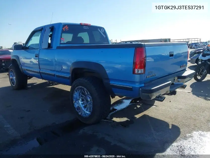 1996 GMC Sierra K2500 VIN: 1GTGK29J3TE537291 Lot: 42576633