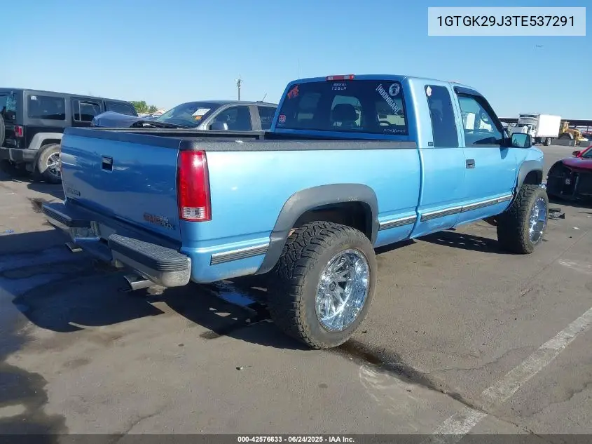 1996 GMC Sierra K2500 VIN: 1GTGK29J3TE537291 Lot: 42576633